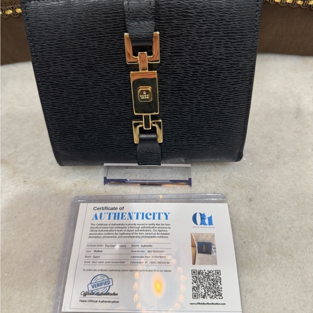 Gucci Black Jackie leather wallet - Picture 11 of 11